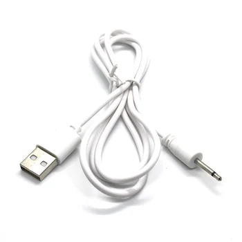 USB DC 2.5 Вибратор със Зарядно устройство Кабел Кабел за акумулаторна играчки за възрастни, Вибратори, Масажисти Аксесоари Универсален USB захранване