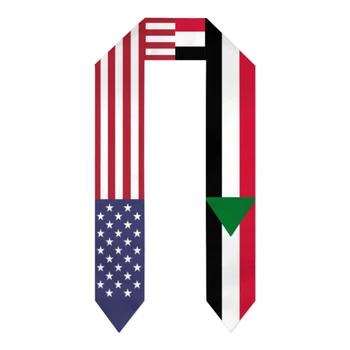 Бала колан, Судан и САЩ, получи нерегламентиран достъп с флага на Съединените Щати, шалове, маски за завършилите, подаръци за Международна студентска гордост Scraf