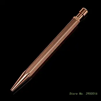 Гел писалка с шест остриета, дръжка с въртяща се дърворезби, дръжка за подпис, химикалка химикалка, канцеларски материали, ученически пособия за писане, метална химикалка за подпис