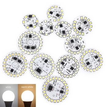 Гореща разпродажба Led носи етикет за услугата лампа SMD Чиния Кръгла модул Плоча източник на светлина за лампи с нажежаема жичка Бял/топло бял