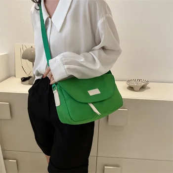 Градинска дрехи, однотонная минималистичная чанта през рамо за жени, модни Нови чанти за пътуване, дамски корейската версия, ежедневна чанта през рамо