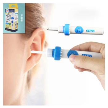 Електрическо устройство за премахване на ушна кал за възрастни и деца, Безболезнен, безопасен безжична прахосмукачка чисти уши, определени за премахване на восък, определени за лична хигиена