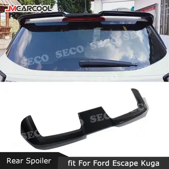 За Ford Escape, Kuga 2013-2019 ST Стил Заден Спойлер, Калници на Покрива ABS Бял Черен въглеродни влакна Цвят на Задната част на Капака на Багажника