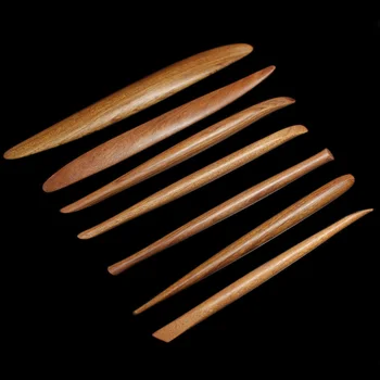 Инструменти за скулптура от махагон с добро качество, материал за скулптура, инструменти от полимерна глина, 3 бр./лот