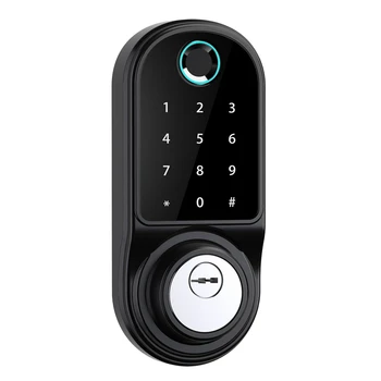 Интелигентна система за заключване на вратите Автоматично блокиране на Приложението на Hristo Подкрепа за дистанционно отваряне на Парола за четец на пръстови отпечатъци Мобилно приложение за Отключване на ключа Bluetooth