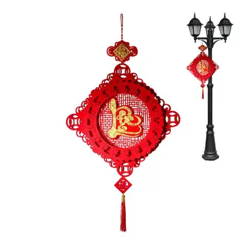 Китайската Нова Година Хартиен Фен Украса 3D Коледна Парти Хартиена Пискюл Украшение С Пискюл 2024 Кухи Годината на Дракона Пролет