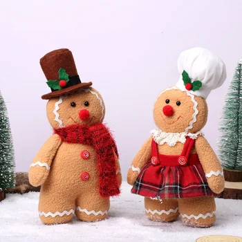 Коледна украса Коледна Украса Навидад Коледна кукла-човечето човече Вълнени кукли-джуджета С Коледа и Нова година