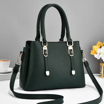 Красива проста женска чанта голям капацитет Популярната чанта през рамо Tide 2023 Модерна и луксозна дамска чанта