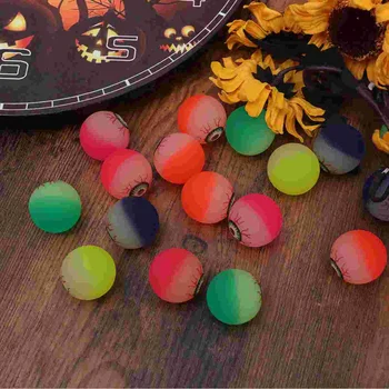 Надуваеми топки за деца, 24 светещи в тъмното очни ябълки, подскачащи пакетче за сладкиши и пълнители за пиняти