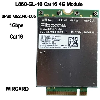 Нов модул WIRCARD L860-GL-16 LTE CAT16 за 4G L860-GL M52040-005 4G модем NGFF M. 2 за лаптоп HP