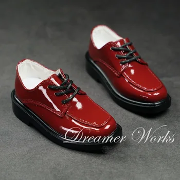 Нов стил 1/3 1/4 Един чифт готини кожени обувки за кукли BJD SD Обувки Аксесоари