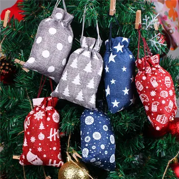 Подаръчни пакети с Коледен адвент-календар за обратно броене 24 дни, чанти съвсем малък, подаръци за партита, празнични украси със собствените си ръце за домашния офис, бар