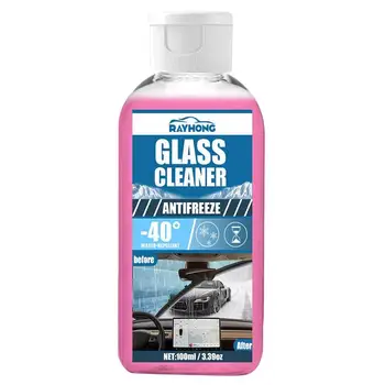 Препарат за почистване на предното стъкло на превозното средство 100 мл, ефективно средство за почистване на маслената фолио на предното стъкло на автомобила, препарат за почистване на автомобилни стъкла и домашно остъкляване