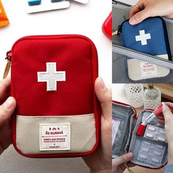 Първото хапче за спешна медицинска помощ, преносима пътна мини чанта за оцеляване, калъф за набиране на персонал, Полезна помощ, Туристическа чанта за съхранение на медицински консумативи на открито