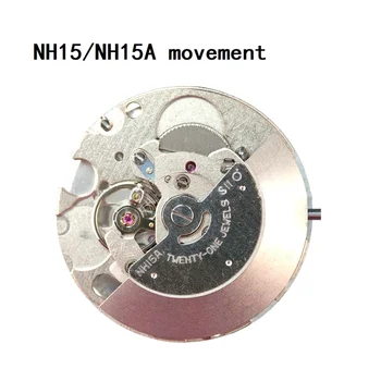 Смяна на Часовата механизъм NH15A /NH15 С един Календар и три контакти, машина за висока точност Автоматичен Механичен часовников механизъм