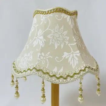 Текстилен лампа в стил ретро, окачена лампа за спални, ресторант, кафе