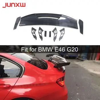 Универсален Състезателен Заден Спойлер на Багажника И Задните Крила за BMW E46 G20 M2 M3 M4 M5 M6 Седан GT MAD Style Спойлер От Въглеродни Влакна