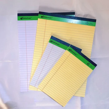 Хартиена тетрадка, формат А4, бележник за записи, жълта разрываемая хартия, бележник за водене на записки, канцеларски материали, ученически пособия