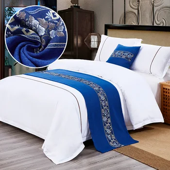 Хотелско спално кърпа, Луксозен модерен минималистичен подложка за легло в хотел с настаняване в семейство, лесно луксозно покривало за легло в европейски стил, двустранно