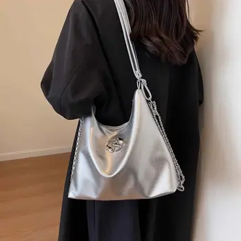 Чанта През рамо, чанта-тоут от изкуствена кожа, лесна чанта, однотонная чанта с двойна употреба, Корейски стил, дизайн за малцинствата, лесен раница, дама
