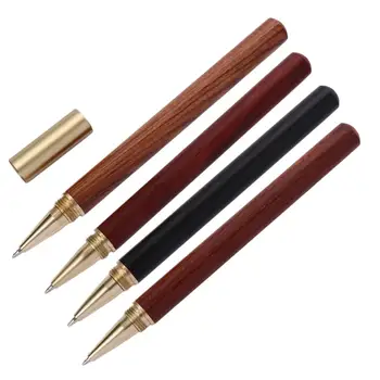Черни сменяеми канцеларски материали, дръжка за означения, бизнес златна писалка, химикалка химикалка, дървена дръжка-roller, метална гел писалка, латунная дръжка