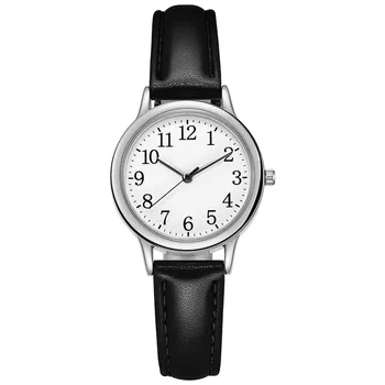 Японски механизъм, дамски кварцов елегантни часовници, Лесно разбираем арабски цифри, Часовници с прости циферблат, Цифров часовник, Дамски ръчен часовник